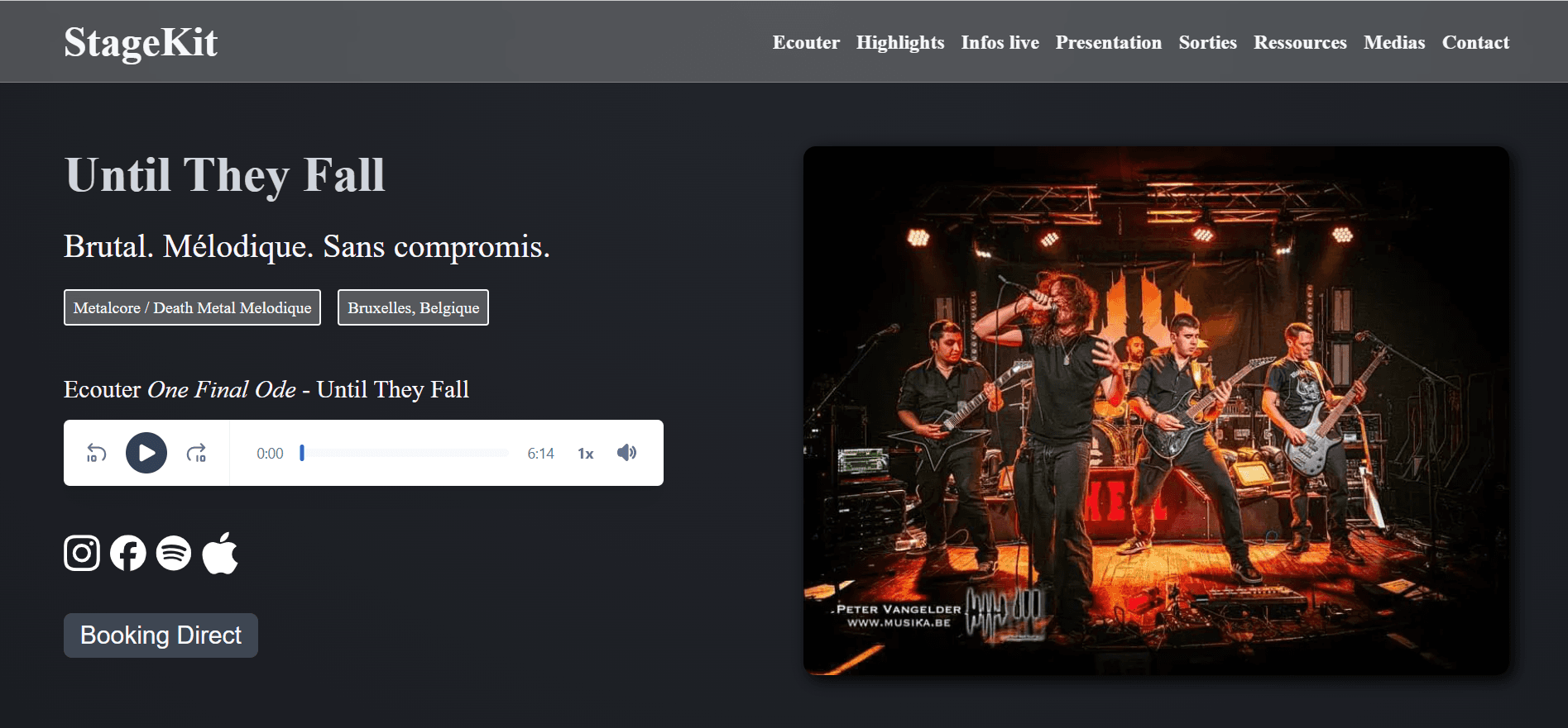 StageKit demo preview